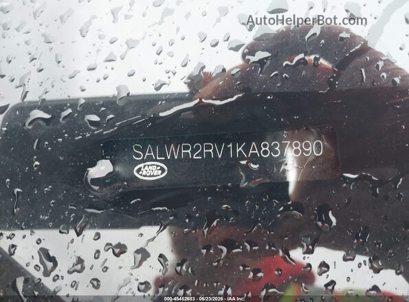 SALWR2RV1KA837890 2019 LAND ROVER RANGE ROVER SPORT White Շարժիչի բաժամունքի տեսք