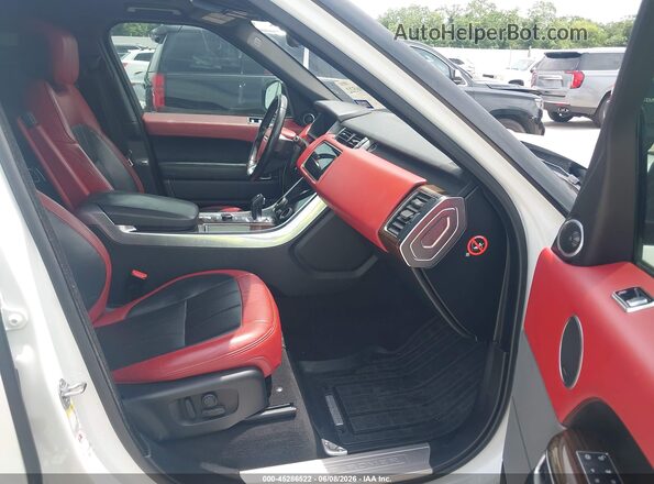 SALWR2RV2JA401032 2018 LAND ROVER RANGE ROVER SPORT White Front interior view