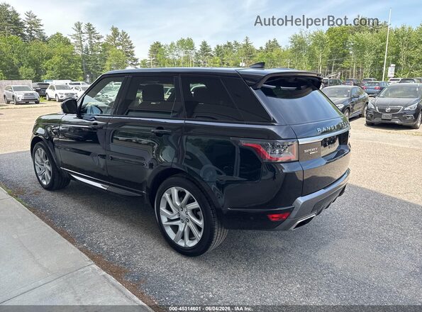 SALWR2RV2KA824663 2019 LAND ROVER RANGE ROVER SPORT Black Trasero izquierdo