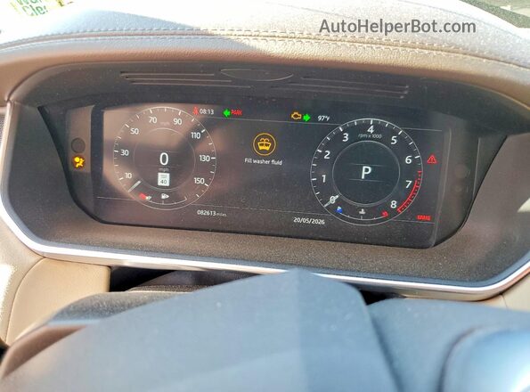 SALWR2RV5JA189131 2018 LAND ROVER RANGE White Սարքավորումների վահանակի տեսք
