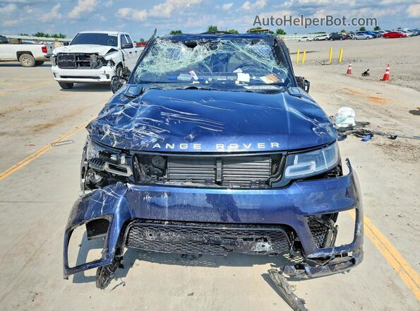 SALWR2RV6KA839571 2019 LAND ROVER RANGE Синий Вид спереди