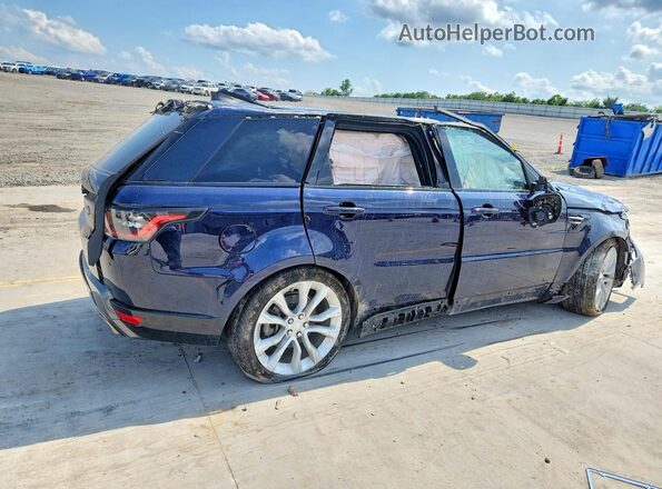 SALWR2RV6KA839571 2019 LAND ROVER RANGE Синий Задняя правая четверть
