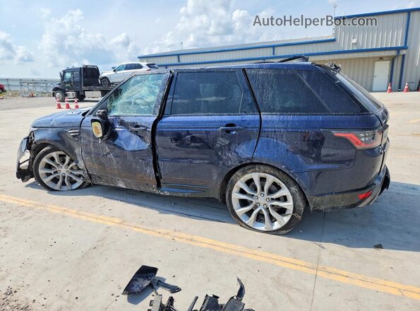 SALWR2RV6KA839571 2019 LAND ROVER RANGE Синий Задняя левая четверть