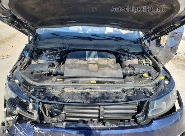 SALWR2RV6KA839571 2019 LAND ROVER RANGE Синий Вид подкапотного пространства
