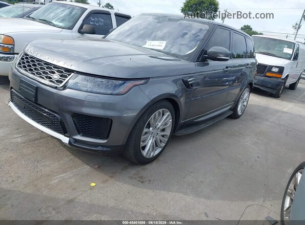 SALWR2RV6KA845693 2019 LAND ROVER RANGE ROVER SPORT Gray Przód lewy