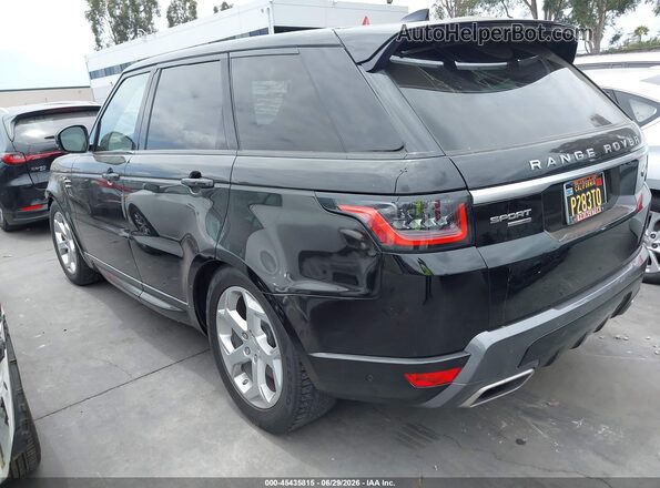 SALWR2RV7JA412902 2018 LAND ROVER RANGE ROVER SPORT Black Trasero izquierdo