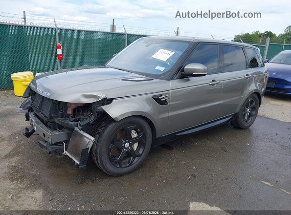 SALWR2RV8KA815904 2019 LAND ROVER RANGE ROVER SPORT Серый Передняя левая четверть