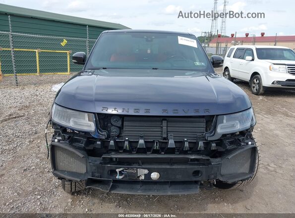 SALWR2SE3LA747765 2020 LAND ROVER RANGE ROVER SPORT Blue Вид задньої частини салону