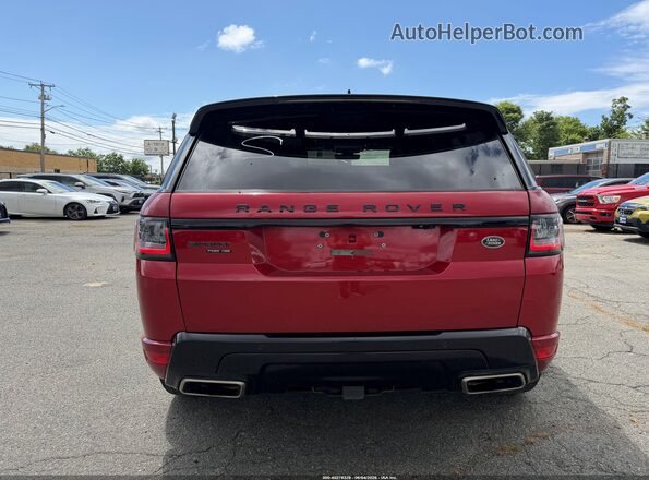 SALWR2SE5LA730398 2020 LAND ROVER RANGE ROVER SPORT Maroon Vista del salpicadero