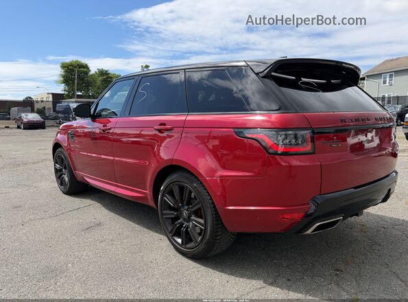 SALWR2SE5LA730398 2020 LAND ROVER RANGE ROVER SPORT Maroon Trasero izquierdo