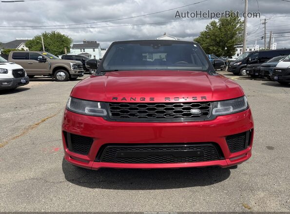 SALWR2SE5LA730398 2020 LAND ROVER RANGE ROVER SPORT Maroon Vista trasera