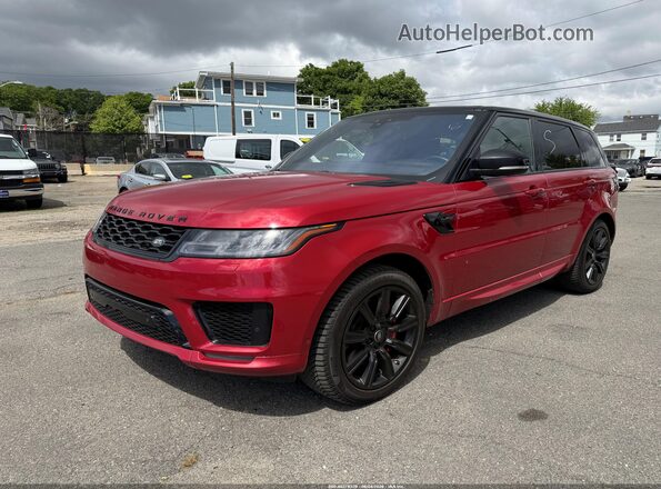 SALWR2SE5LA730398 2020 LAND ROVER RANGE ROVER SPORT Maroon Vista tres cuartos delantera izquierda