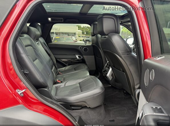 SALWR2SE5LA730398 2020 LAND ROVER RANGE ROVER SPORT Maroon Vista de los asientos traseros