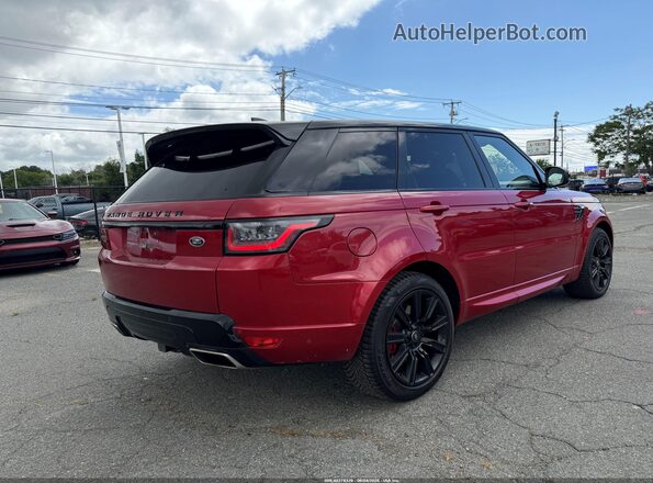 SALWR2SE5LA730398 2020 LAND ROVER RANGE ROVER SPORT Maroon Trasero derecho