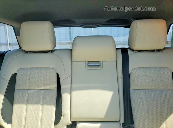 SALWR2SEXLA718389 2020 LAND ROVER RANGE Black Widok tylnych siedzeń