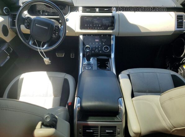 SALWR2SEXLA718389 2020 LAND ROVER RANGE Black Widok deski rozdzielczej