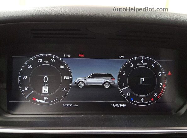 SALWR2SU0MA788332 2021 LAND ROVER RANGE Black Սարքավորումների վահանակի տեսք
