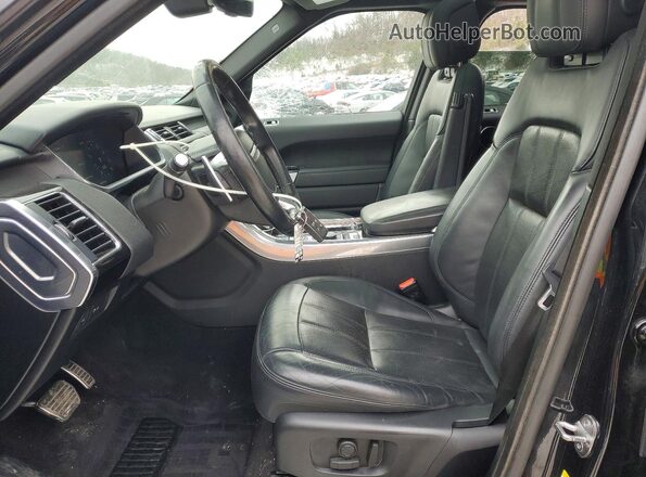 SALWR2SU1NA244777 2022 LAND ROVER RANGE Черный Вид салона спереди