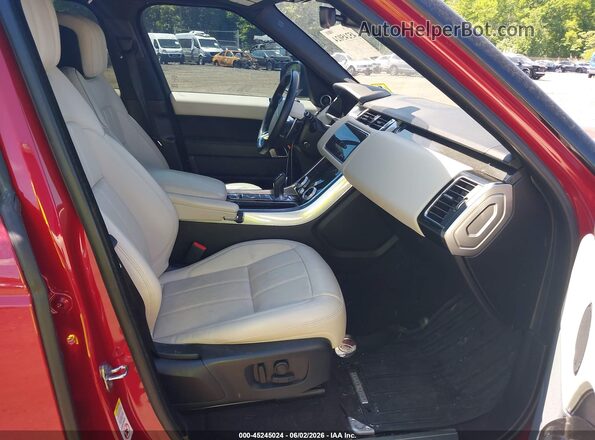 SALWR2SU2MA784377 2021 LAND ROVER RANGE ROVER SPORT Красный Вид салона спереди
