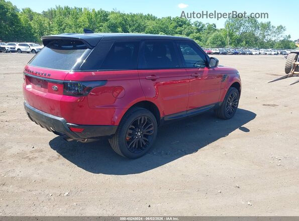 SALWR2SU2MA784377 2021 LAND ROVER RANGE ROVER SPORT Красный Задняя правая четверть