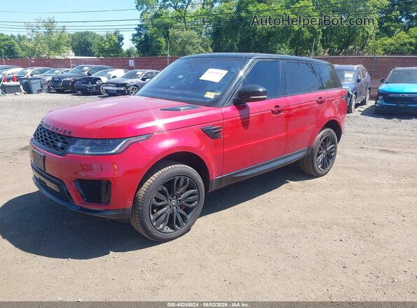 SALWR2SU2MA784377 2021 LAND ROVER RANGE ROVER SPORT Красный Передняя левая четверть