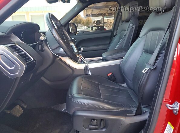 SALWR2SU3LA735087 2020 LAND ROVER RANGE Burgundy Вид салону спереду