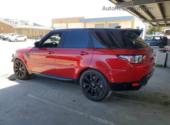 SALWR2SU3LA735087 2020 LAND ROVER RANGE Burgundy Задня ліва чверть