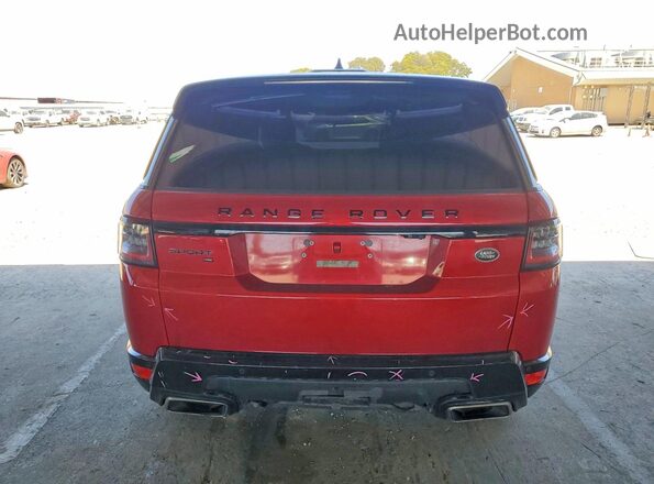 SALWR2SU3LA735087 2020 LAND ROVER RANGE Burgundy Вид ззаду