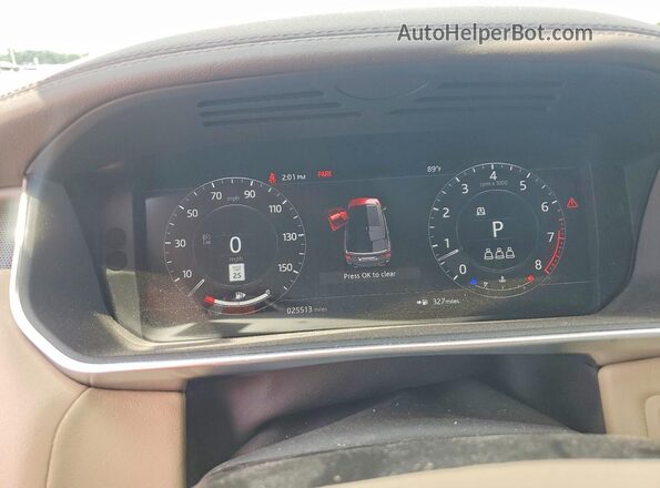 SALWR2SU3MA764512 2021 LAND ROVER RANGE Белый Вид щитка приборов
