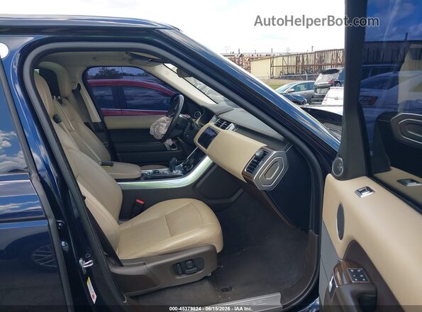 SALWR2SU4LA728598 2020 LAND ROVER RANGE ROVER SPORT Blue Widok wnętrza z przodu