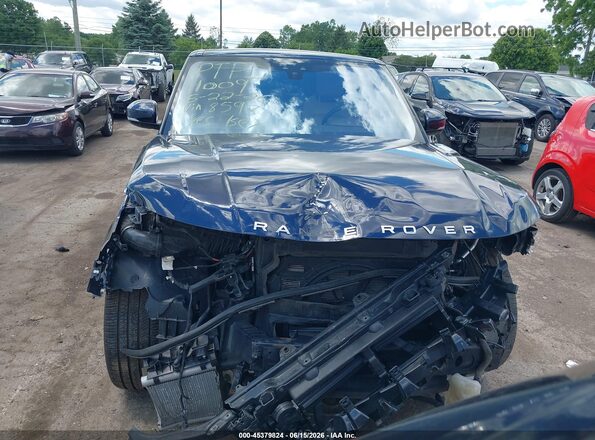 SALWR2SU4LA728598 2020 LAND ROVER RANGE ROVER SPORT Blue Widok wnętrza z tyłu