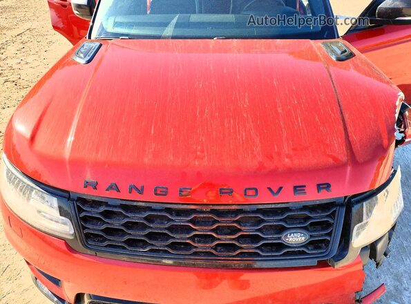 SALWR2SU5MA795969 2021 LAND ROVER RANGE Red Engine compartment view