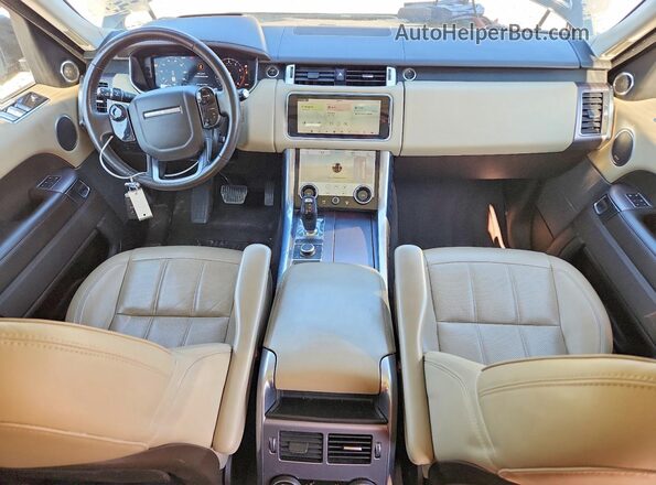 SALWR2SU8LA881789 2020 LAND ROVER RANGE Black Dashboard view