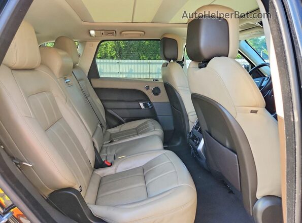 SALWR2SU8LA881789 2020 LAND ROVER RANGE Black Rear seats view