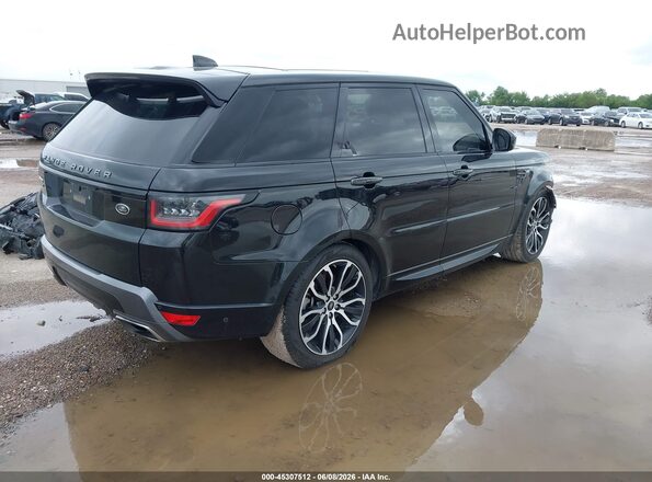 SALWR2SUXMA758755 2021 LAND ROVER RANGE ROVER SPORT Black Trasero derecho