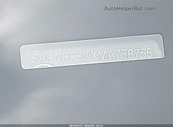 SALWR2SUXMA758755 2021 LAND ROVER RANGE ROVER SPORT Black 