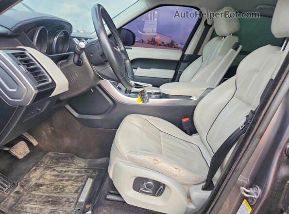 SALWR2VF0GA649237 2016 LAND ROVER RANGE Gray წინა სალონის ხედი