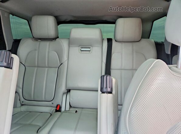 SALWR2VF0GA649237 2016 LAND ROVER RANGE Gray უკანა სავარძლების ხედი