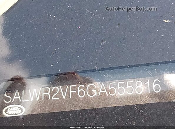 SALWR2VF6GA555816 2016 LAND ROVER RANGE ROVER SPORT Black 