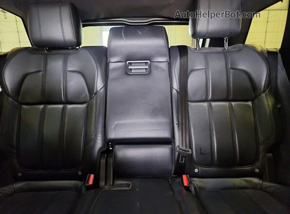 SALWR2VF6GA634760 2016 LAND ROVER RANGE Black Rear seats view