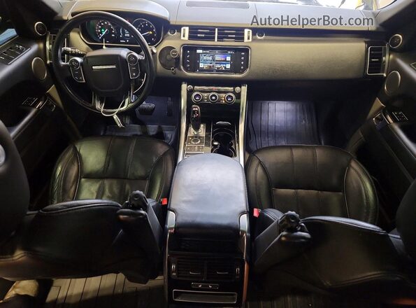 SALWR2VF6GA634760 2016 LAND ROVER RANGE Black Dashboard view