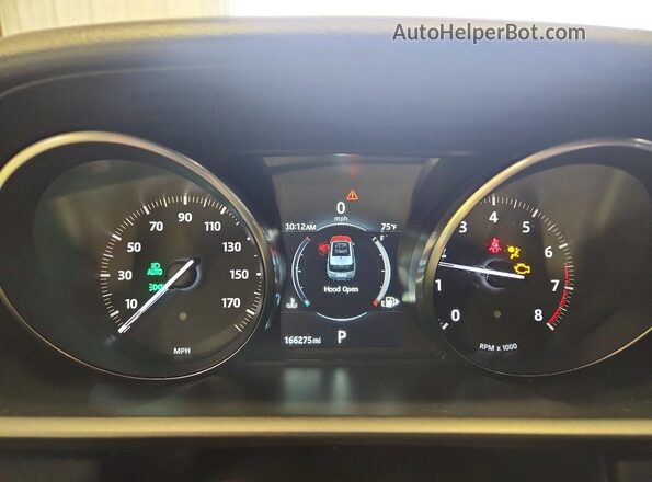 SALWR2VF6GA634760 2016 LAND ROVER RANGE Black Instrument cluster view
