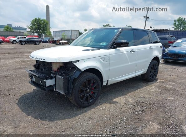 SALWS2RU8MA761924 2021 LAND ROVER RANGE ROVER SPORT White Vista tres cuartos delantera izquierda