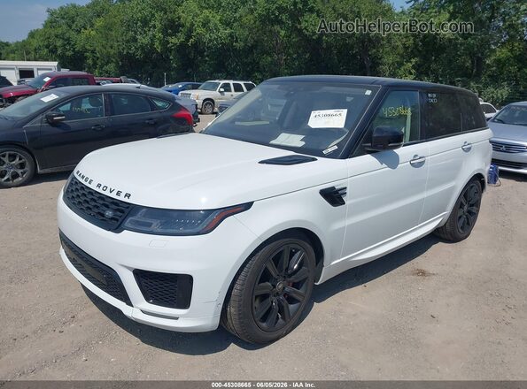 SALWS2RUXMA763285 2021 LAND ROVER RANGE ROVER SPORT White წინა მარცხენა ხედი სამი მეოთხედიდან