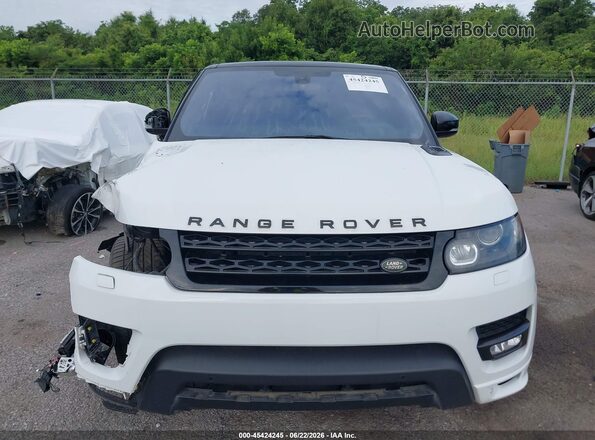 SALWS2VF0GA548283 2016 LAND ROVER RANGE ROVER SPORT White Вид щитка приладів