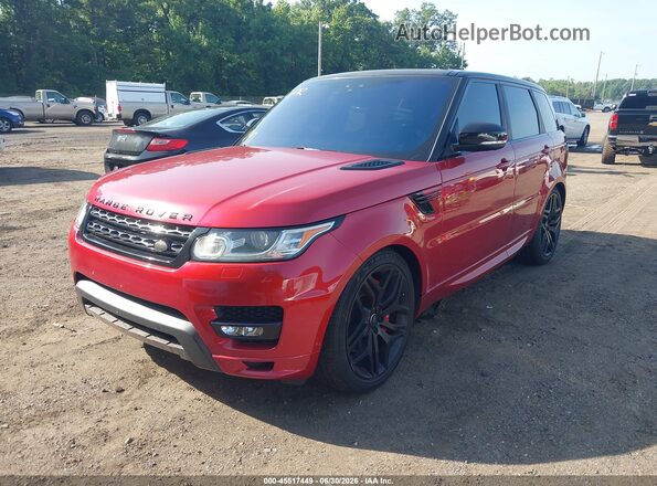 SALWV2FV6HA144659 2017 LAND ROVER RANGE ROVER SPORT Red Vista tres cuartos delantera izquierda