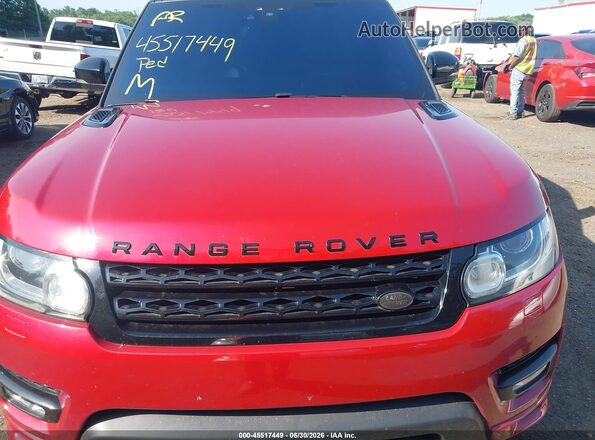 SALWV2FV6HA144659 2017 LAND ROVER RANGE ROVER SPORT Red Vista frontal