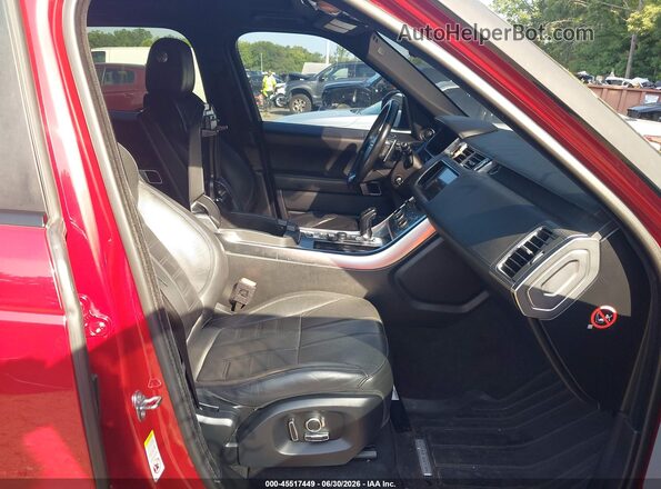 SALWV2FV6HA144659 2017 LAND ROVER RANGE ROVER SPORT Red Vista interior delantera