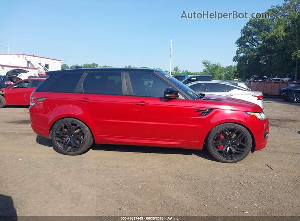 SALWV2FV6HA144659 2017 LAND ROVER RANGE ROVER SPORT Red Vista interior trasera