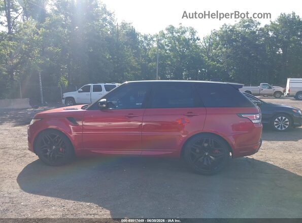 SALWV2FV6HA144659 2017 LAND ROVER RANGE ROVER SPORT Red Vista interior de 360 grados